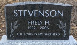 Frederick Henry “Fred” Stevenson