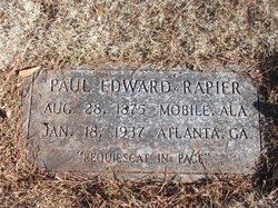  Paul Edward Rapier