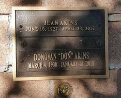 Donovan Cecil “Don” Akins