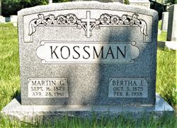  Bertha E. Kossman
