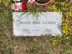  Frances Elizabeth “Fran” <I>Perry</I> Raymond