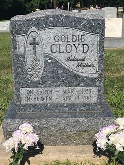 Goldie M Hartman Cloyd (1933-2001)