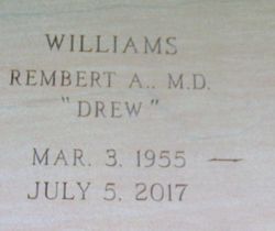 Dr Rembert Andrew “Drew” Williams