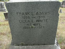  Lilla L <I>White</I> Adams
