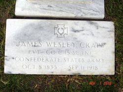 Pvt James Wesley Craps (1833-1918) - Find A Grave Memorial