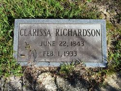  Clarissa <I>Wilson</I> Richardson