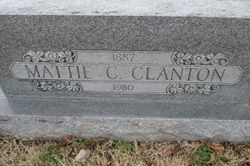 Mattie Christopher Clanton (1887-1980)