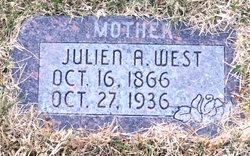 Julien Amelia Anderson West (1866-1936) - Find a Grave Memorial