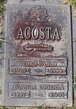 Pedro Pablo Acosta (1925-1999): homenaje de Find a Grave