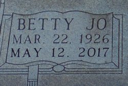 Betty Jo Lovett Lamar (1926-2017)