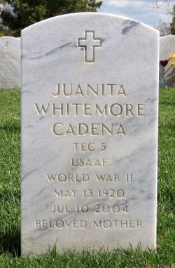 TEC 5 Juanita <I>Whittemore</I> Cadena