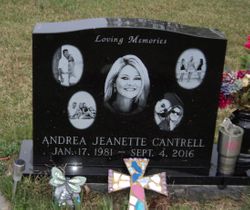 Andrea Jeanette Cantrell (1981-2016)