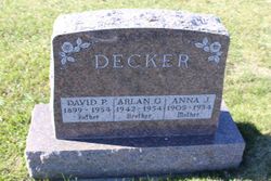  Anna J. <I>Tschetter</I> Decker