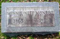  Minnie Choloner <I>Neff</I> Monroe