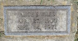  Alice Susan <I>Davis Herbert</I> Wiles