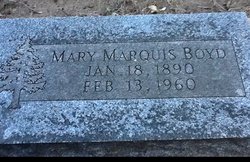  Mary <I>Marquis</I> Boyd