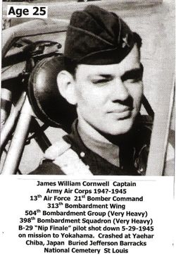 Capt James William Cornwell (1919-1945)