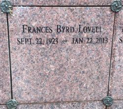 Frances Byrd Lovell (unknown-2013)