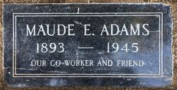  Maude Elizabeth <I>Brittingham</I> Adams