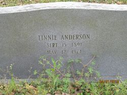 Linnie Anderson (1891-1974) - Find a Grave Memorial