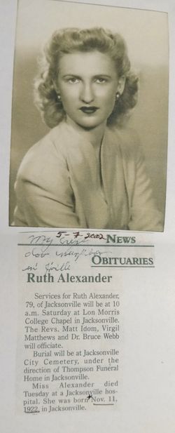 Ruth Joy Alexander