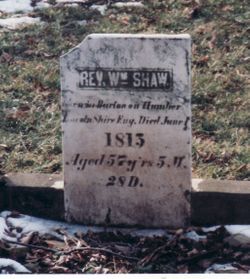 Rev William Shaw