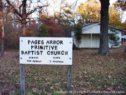 Page's Arbor Baptist Church Cemetery
