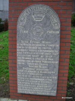 The Worchestershire Regiment Memorial