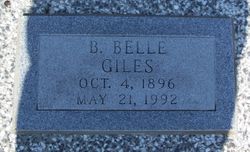  Bertha Belle <I>Pike</I> Giles