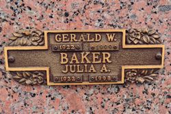  Julia A. <I>Peperak</I> Baker