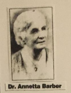 Dr Annetta E. Barber
