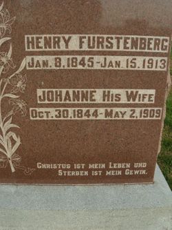  Johanne <I>Fromm</I> Furstenberg