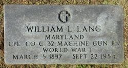  William L Lang