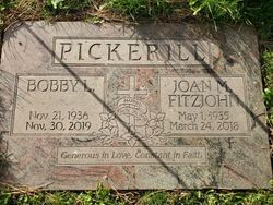 Joan M <I>Fitzjohn</I> Pickerill