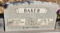 Clyde Washington Baker