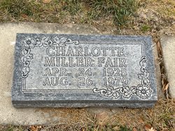  Charlotte Ruth <I>Miller</I> Fair