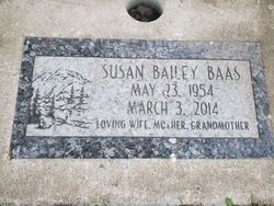  Susan <I>Bailey</I> Baas