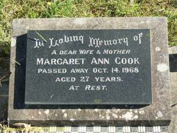  Margaret Ann <I>Edwards</I> Cook