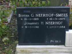  Bertha Gerarda <I>Smees</I> Neerhof