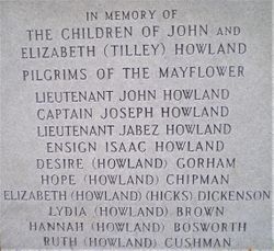  Elizabeth <I>Howland</I> Dickinson