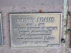  Sidney Adams