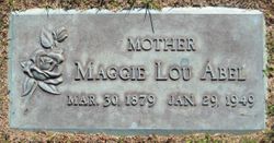  Margaret Lou “Maggie” <I>Brownfield</I> Abel