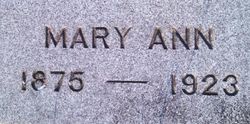 Mary Ann Loop Jones (1875-1923)