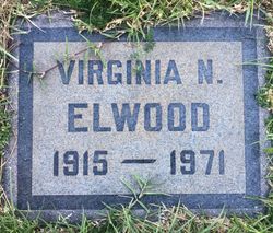  Virginia Eloise “Ginny” <I>North</I> Elwood