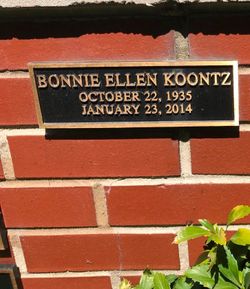  Bonnie Eileen <I>Payne</I> Koontz
