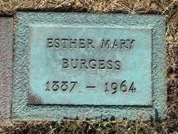  Esther Mary <I>Best</I> Burgess