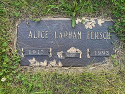  Alice Jane <I>Lapham</I> Fersch