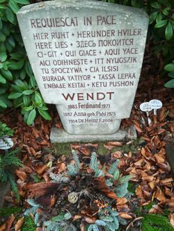 Dr Heinz Wendt