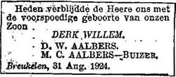  Derk Willem Aalbers