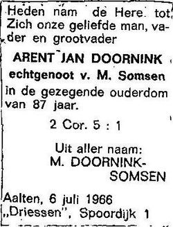  Arent Jan Doornink